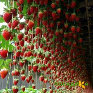 Клубника ампельная Анастасия купить по цене от 370р. в интернет-магазине «Посадика» с доставкой почтой в в Дегтярске и по всей России – [изображение №1].